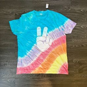 Old Navy Tie Dye T-Shirt, XL, Gender Neutral